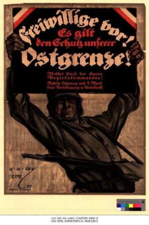Originaltitel: Freiwillige vor! Es gilt den Schutz unserer Ostgrenze!