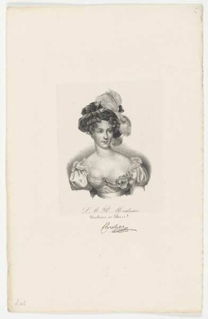 Bildnis der Caroline Duchess de Berri
