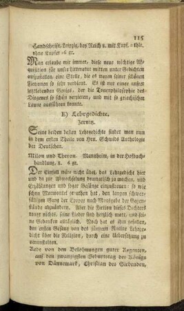 E) Lehrgedichte.