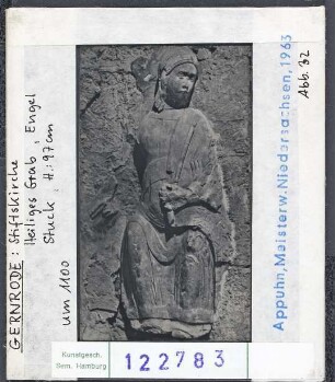 Gernrode, Stiftskirche St. Cyriacus: Heiliges Grab, Engel, um 1100