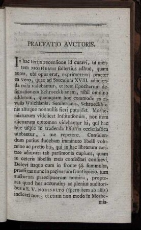Praefatio Auctoris.