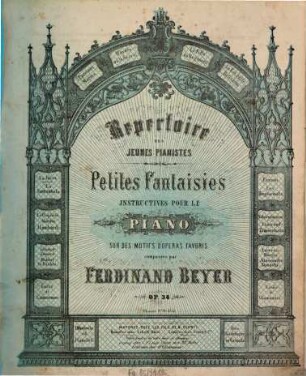 Répertoire des jeunes pianistes : petites fantaisies instructives pour le piano sur des motifs d'opéras favoris ; op. 36, 68. Don Pasquale de Donizetti