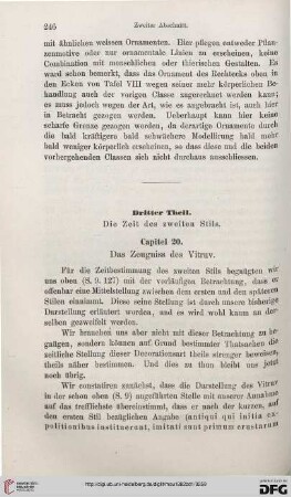 Capitel 20. Das Zeugniss des Vitruv