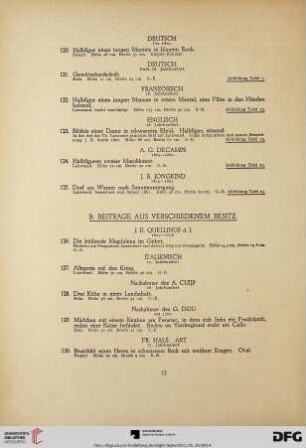 B. Beiträge aus verschiedenem Besitz (Nr. 126-178)