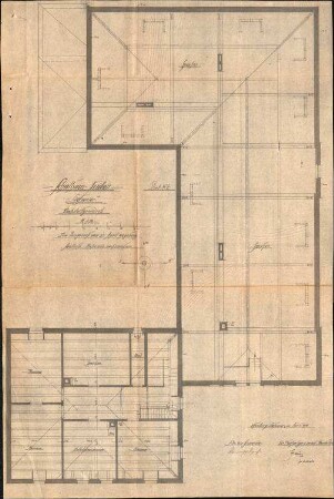 Schulhausneubau Hofweier; Grundriss Dachgeschoss