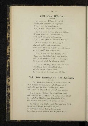 124. Die Kinder an der Krippe.
