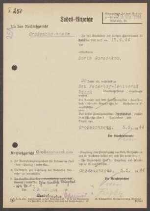 Gorschkow, Boris