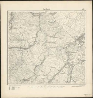 Meßtischblatt 3012 : Freiburg (In Schlesien), 1886 : Freiburg (In Schlesien). - Aufn. 1884. - 1:25000. - [Berlin]: Kgl. Preuss. Landesaufnahme, 1886. - 1 Kt.