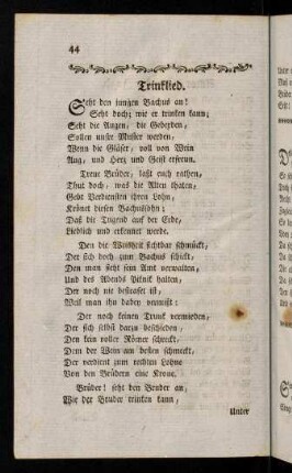 44-62, Trinklied. - Die Brüderschaft.