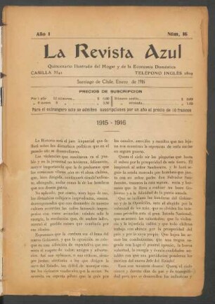 1916,1,16: año 1, núm. 16 (enero de 1916)