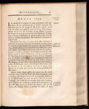 Année 1739.