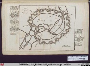 Ein Stadtplan von Braunschweig mit Erläuterungen