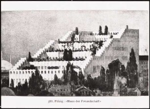 Haus der Freundschaft, Istanbul: Ansicht mit städtischer Umgebung (von Inv. Nr. 2727)
