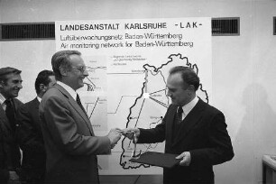 Produktion der ersten automatischen Meßstation des Luftüberwachungsnetzes in Baden-Württemberg durch die Siemens Werke Karlsruhe