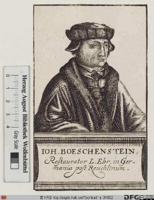 Bildnis Johannes Böschenstein