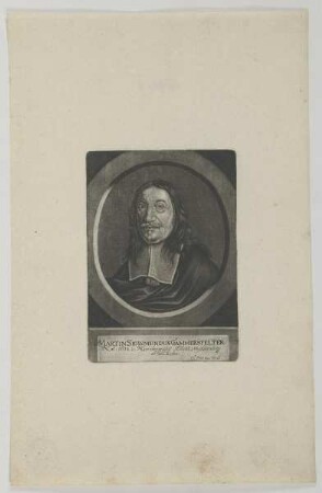 Bildnis des Martin Sigismundus Gammersfelter