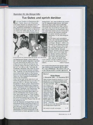 Spenden für die Bügerhilfe: Tue Gutes und sprich darüber