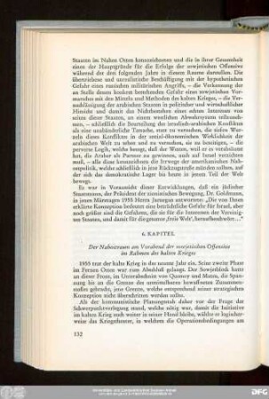 6. Der Nahostraum am Vorabend der sowjetischen Offensive im Rahmen des kalten Krieges