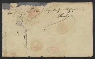 Brief an B. Schott's Söhne : 1831