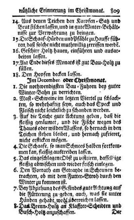 Im December, oder Christmonat.