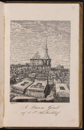 A. Dürers Grab auf d. St. Joh. Kirchhof. - Johannisfriedhof, Nürnberg