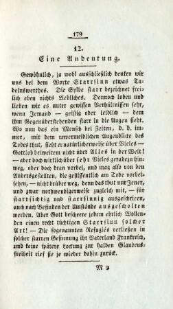 12. Eine Andeutung