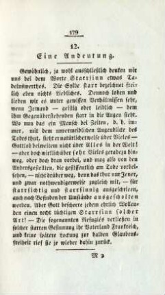 12. Eine Andeutung