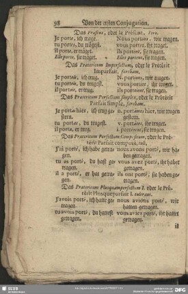 Von der ersten Conjugation