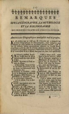Lettres sur l'Encyclopédie pour servir de suplément aux sept volumes de ce dictionnaire