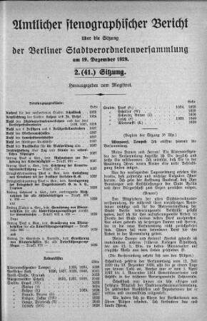 Sitzung 2.(41.), 19. Dezember 1929