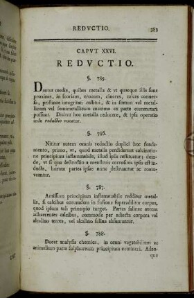 Caput XXVI. Reductio.