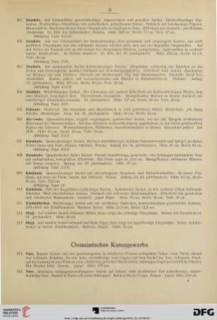 Ostasiatisches Kunstgewerbe, Varia (Nr. 514-557a)