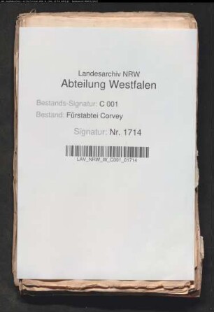 Freiherr Vogt von Elspe zu Stirpe gegen Freiherr von Fürstenberg wegen des Lehens Bobenhöfe zu Büderich