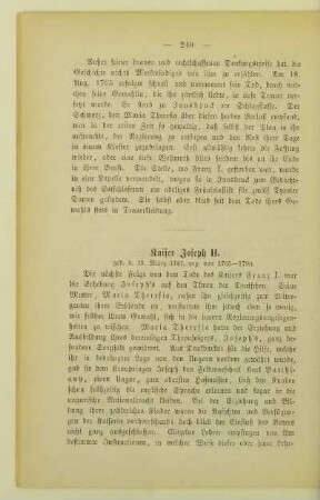 Kaiser Joseph II. geb. d. 13. März 1741, reg. von 1765 - 1790