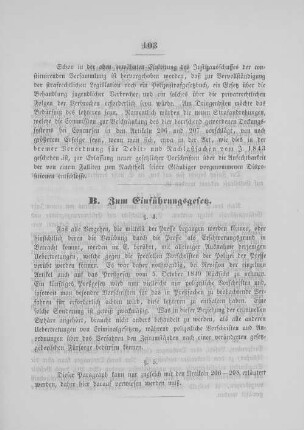 B. Zum Einführungsgesetz.