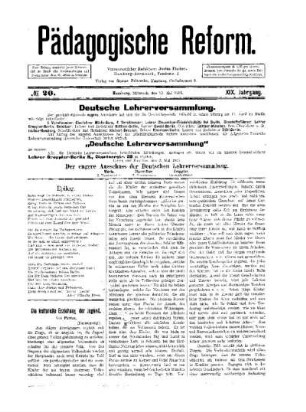 Die kulturelle Erziehung der Jugend : (Fortsetzung) ; (Schluß folgt)