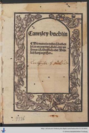 Cantzley buchlin.