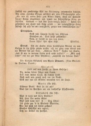 Die Königin Elisabeth und Maria Stuart.
