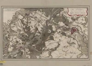 Umgebungskarte von Berlin Spandau und Potsdam, 1:18 000, kolor. Kupferst., 1780 : Carte Topographique des Environs de Berlin, Potsdam & Spandow / H. Klockhoff Sculp.. - [Ca. 1:18 000]. - Amst. , 1780. - 1 Kt. : kolor. Kupferst. ; 69 x 41 cm