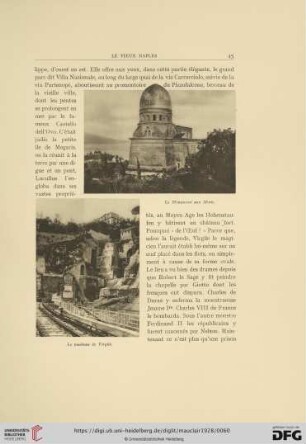 Le monument aux Morts & Le tombeau de Virgile