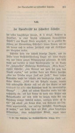 201-206 Zur Charakteristik des Historikers Schlosser