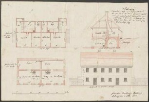 Dautel, Karl und Dautel, Gottlob, Rotgerber Bau eines Wohnhauses mit Werkstätten