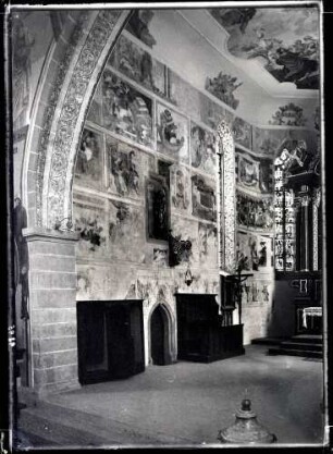 Kirche; Nördliche Chorwand, nach der Restaurierung