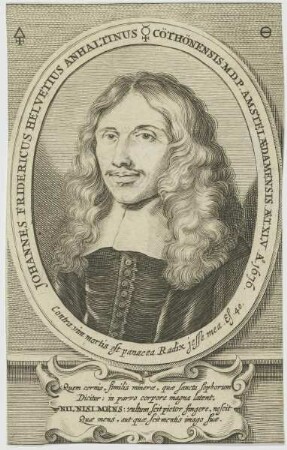 Bildnis des Johannes Fridericus Helvetius