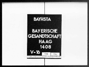 Briefe an die bayerische Gesandtschaft von de Lalande