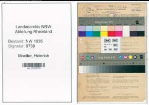 Entnazifizierung Heinrich Moeller , geb. 07.04.1903 (Schlosser)