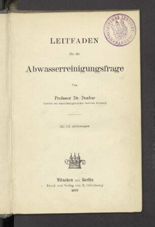 Leitfaden für die Abwasserreinigungsfrage