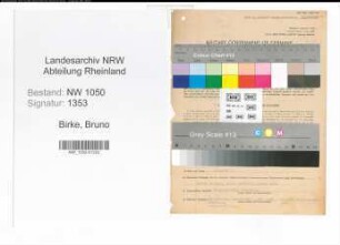 Entnazifizierung Bruno Birke , geb. 11.05.1894 (Inspektor)