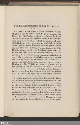 Die Hässliche Herzogin. Margarete Von Savoyen