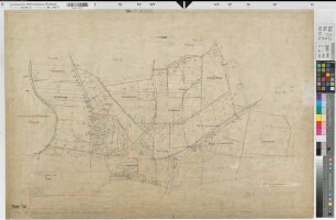 Liesborn (Wadersloh), Flurbereinigung Liesborn, Bl.34 Zuteilungskarte Flur 34